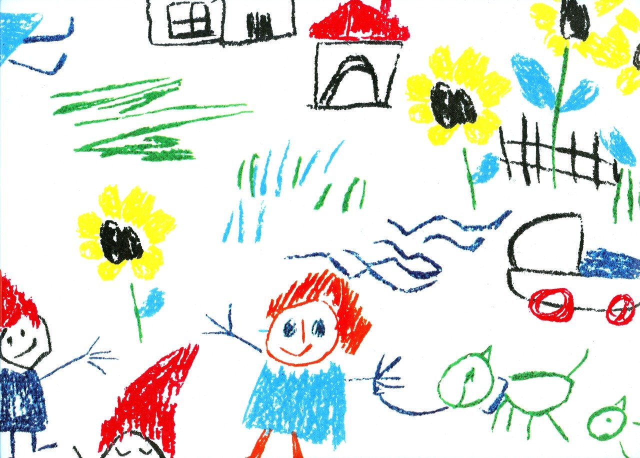 картинки детей нарисованными 9 лет