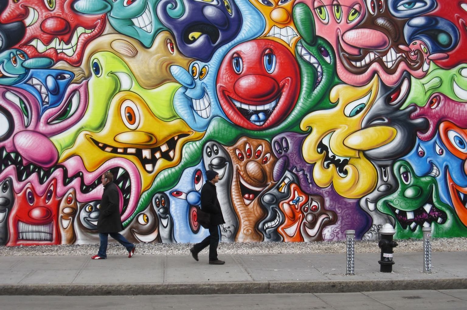 Уличное искусство граффити