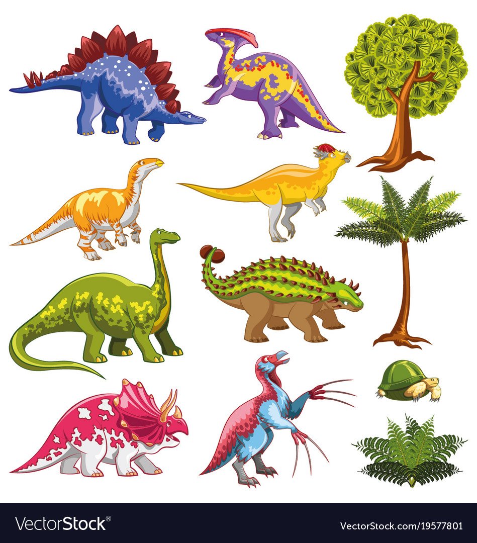 детские картинки динозавров