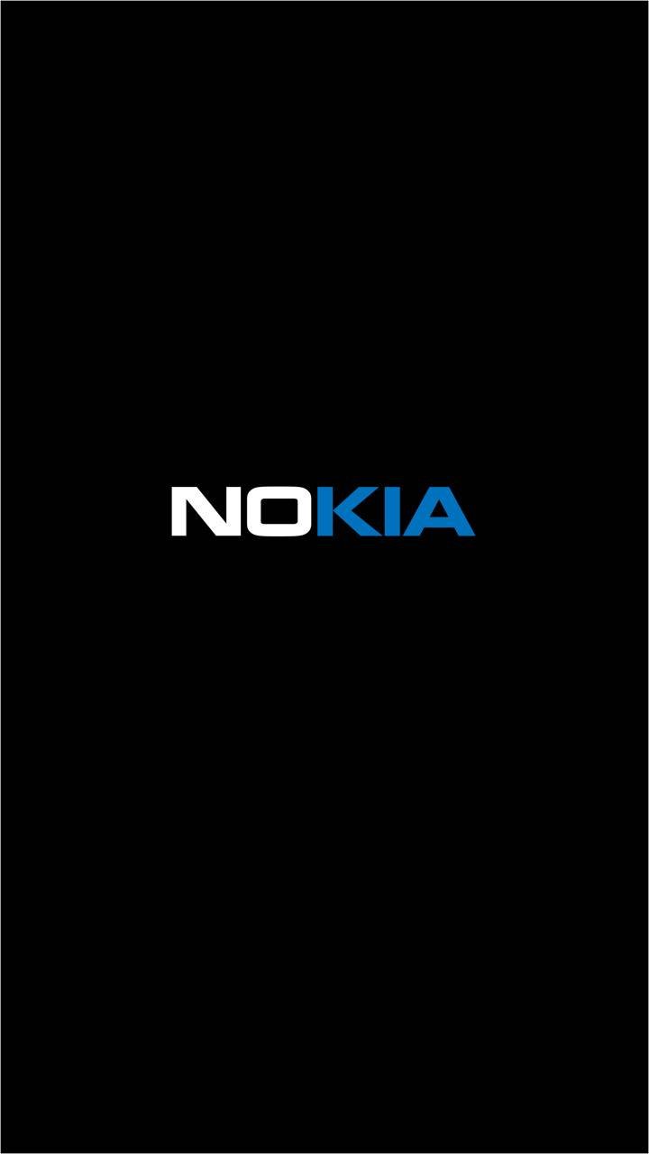 Надпись Nokia на черном фоне
