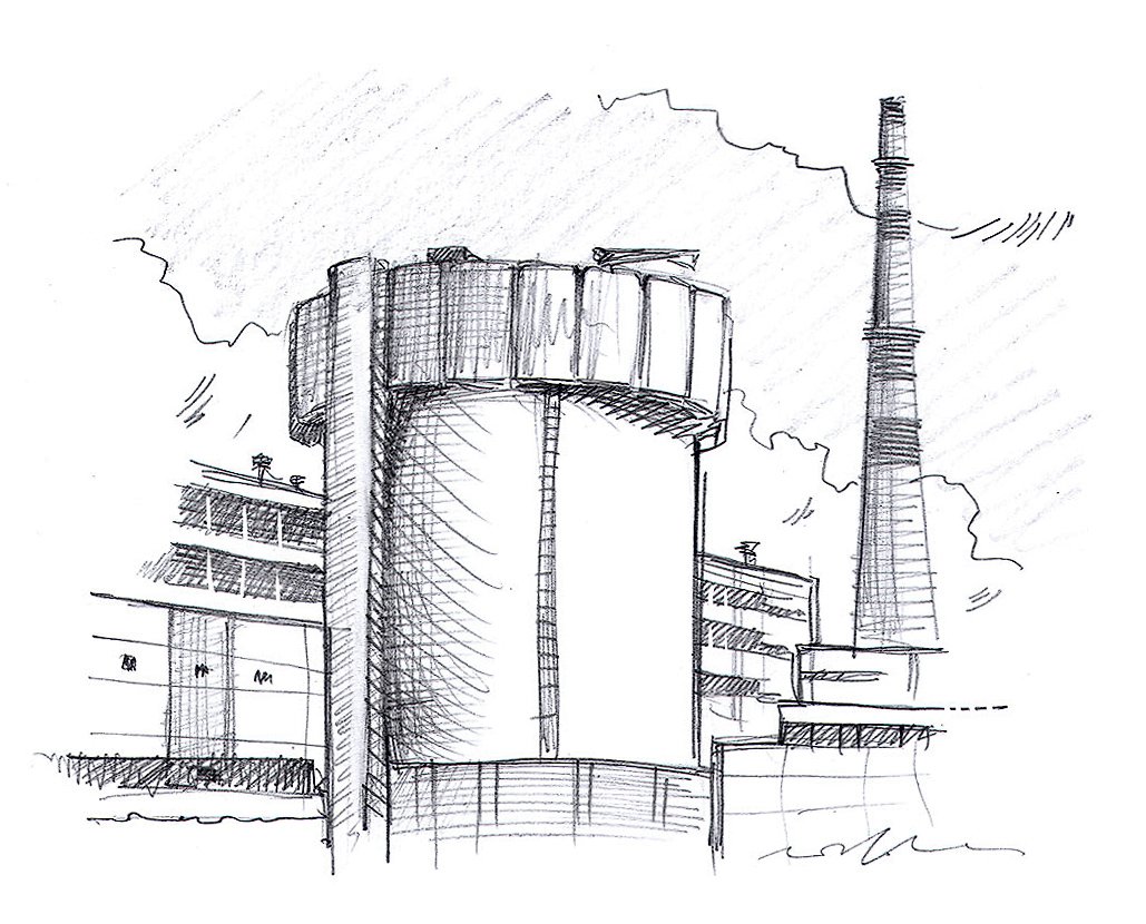Рисунок Чернобыльская АЭС атомная электростанция