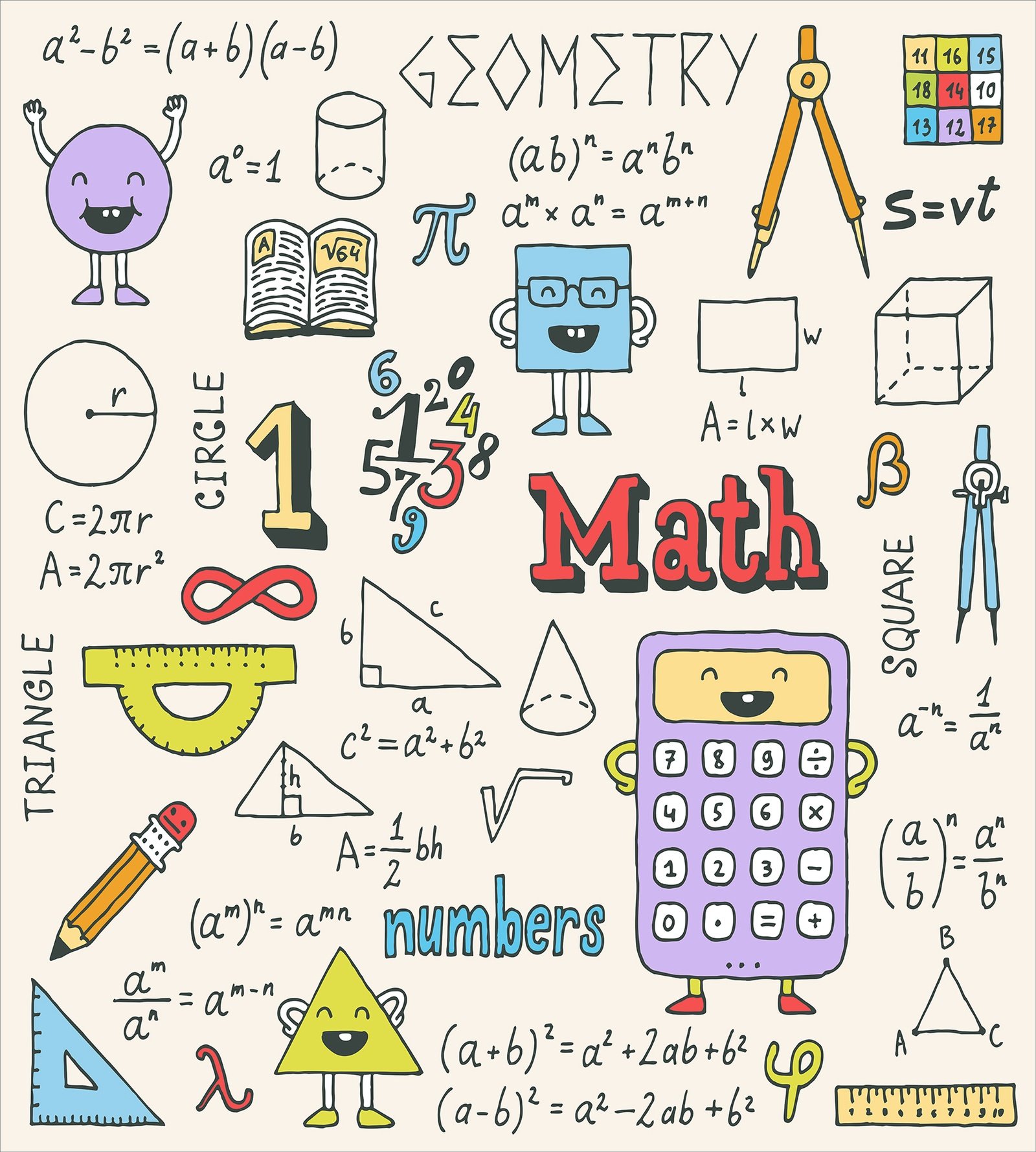 Маленькие рисунки связанные с математикой
