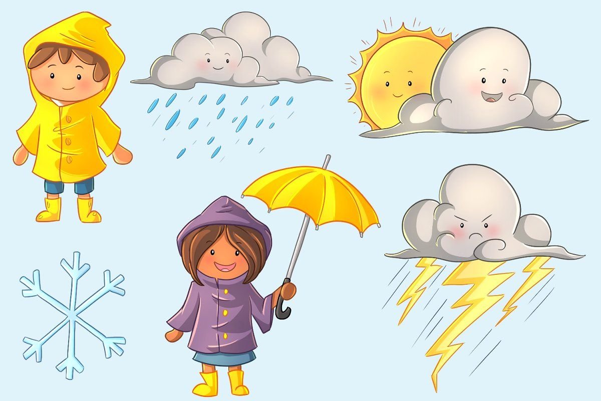 Погода картинки для детей