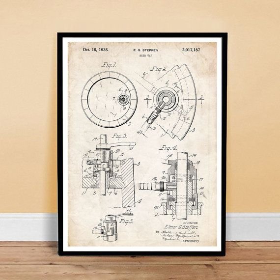 Постеры чертежи техники