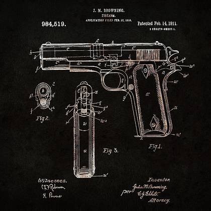 Постер ретро чертежи