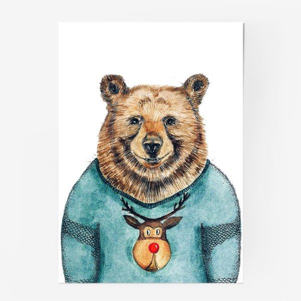 Стильный медведь