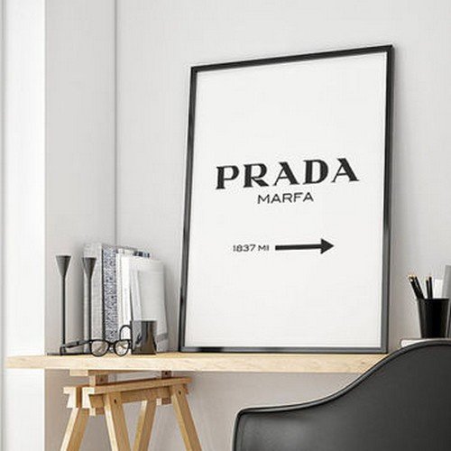Картина Прада Марфа в интерьере