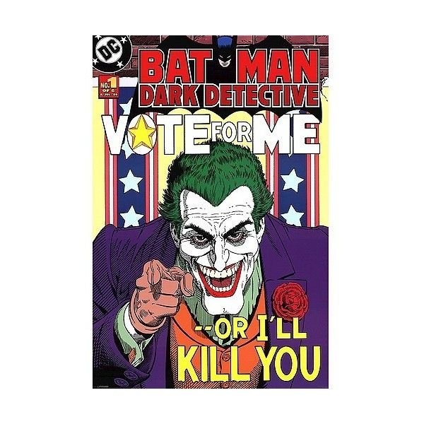 Ретро обложки комиксов Джокер