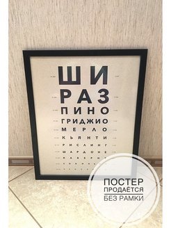 Плакат окулиста