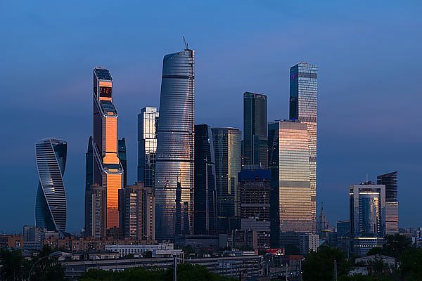 Постер Москва-Сити