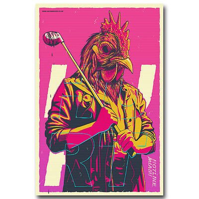 Хотлайн Майами Постер Постер