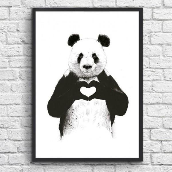 Постеры в хорошем качестве с пандами