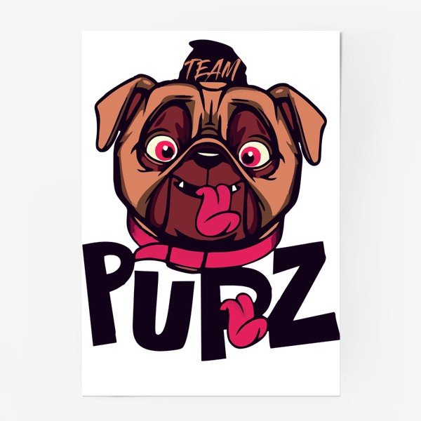 Мопс абстракция