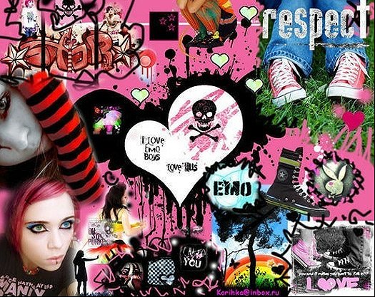 Плакаты в стиле эмо