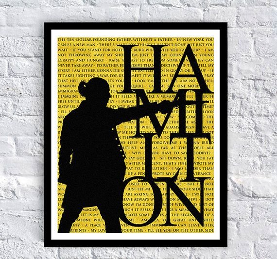 Hamilton Musical Постер