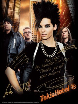 Группа Tokio Hotel Постер