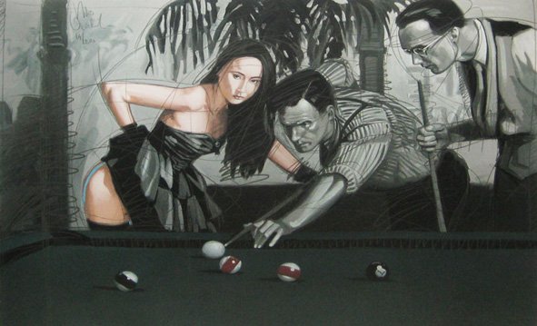 Картины в бильярдную комнату