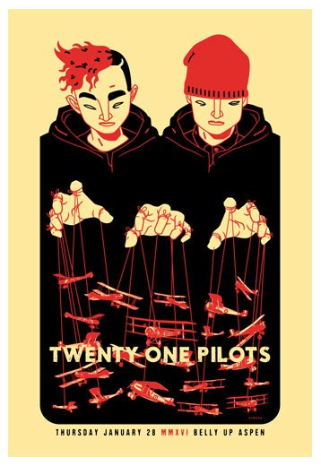 Twenty one Pilots Blurryface Постер