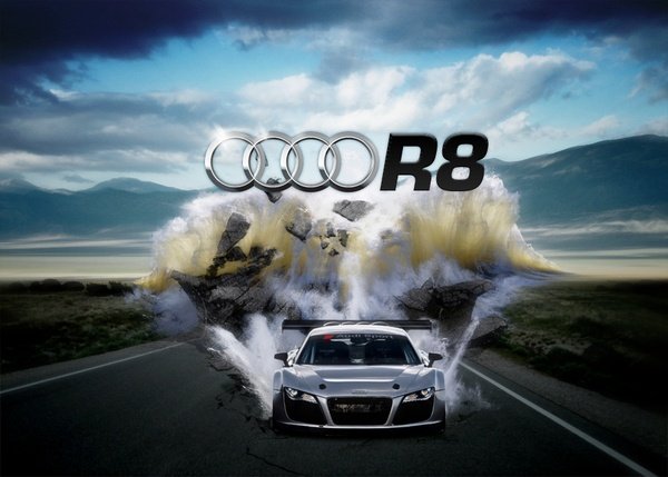 Ауди плакат