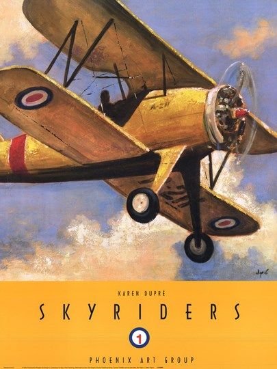 Ретро плакаты с самолетами