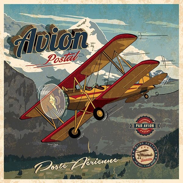 Плакат "самолет"