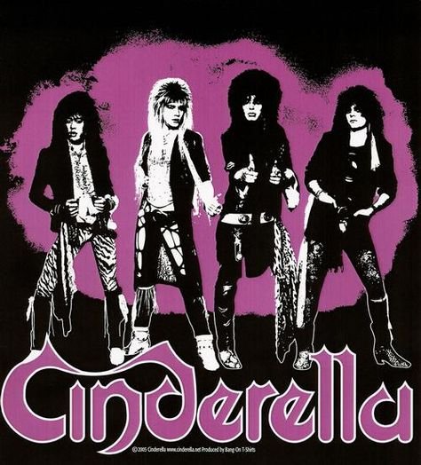 Cinderella плакат рок группа