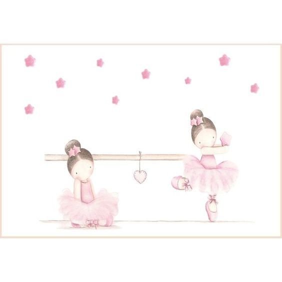 Постер девочка балерина