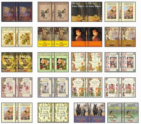 Кукольная миниатюра обложки книг