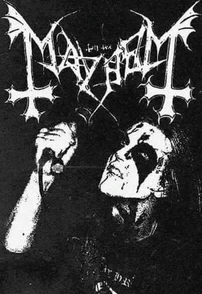 Mayhem группа Постер