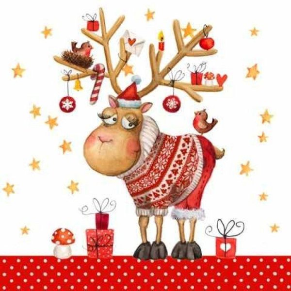 Новогодний олень