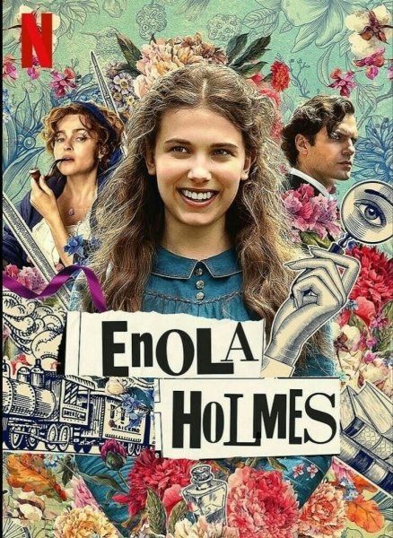 Энола Холмс обложка фильма