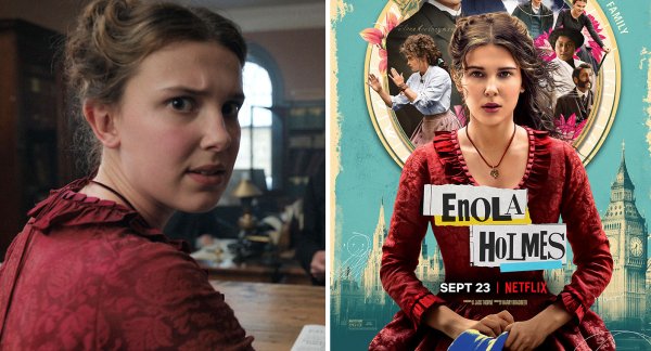 Энола Холмс Постер на русском