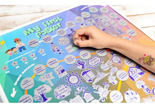 Детский скретч-Постер