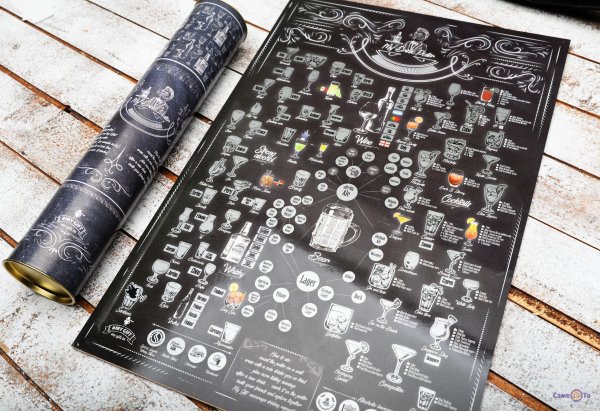 Скретч-Постер 100 напитков