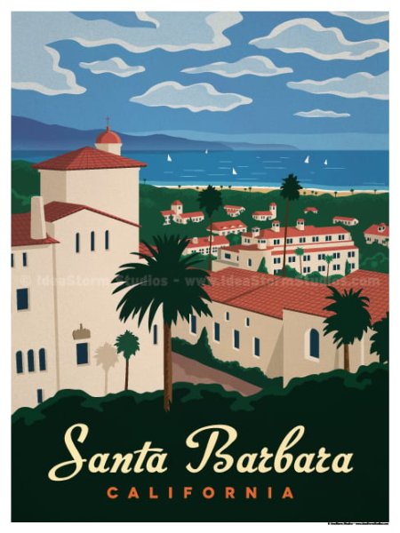 Санта Барбара плакат