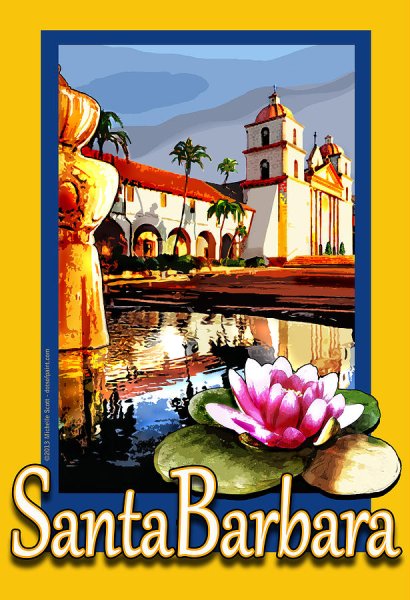 Санта Барбара Постер 90х