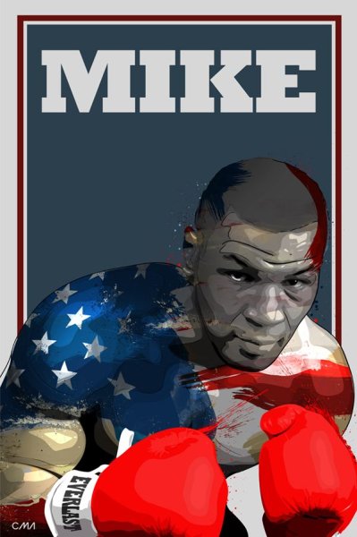 Майк Тайсон арт боксер