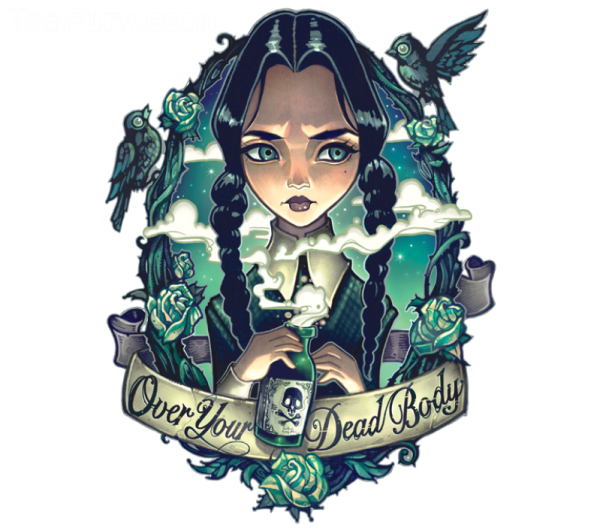 Уэнзди Аддамс арт