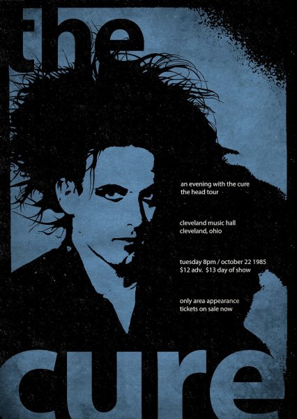 The Cure Роберт Смит плакат