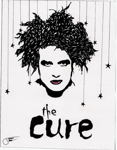 The Cure Роберт Смит плакат