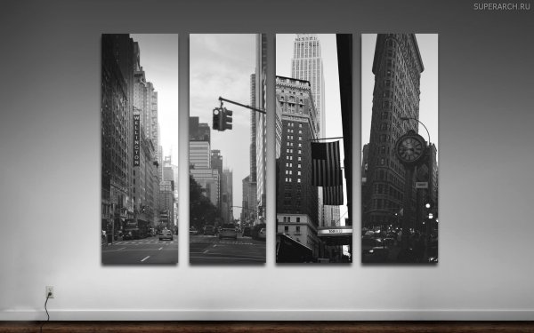 Стильные постеры черно белые