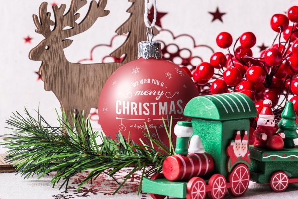 Рождество мокап