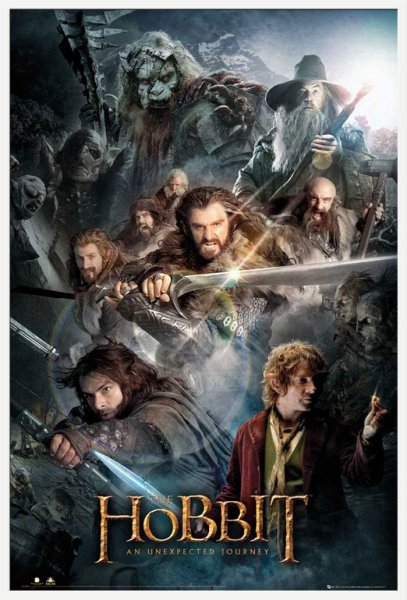 Хоббит Нежданное путешествие фильм 2012 Постер