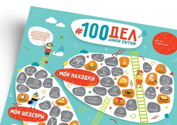 Плакат 1dea.me #100дел Junior Edition