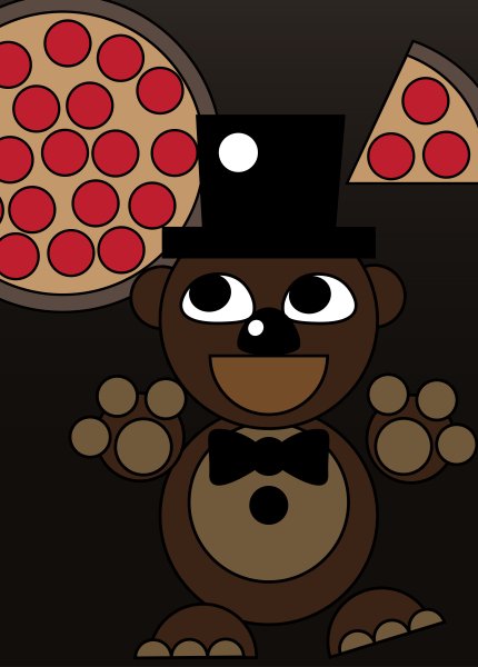 ФНАФ 1 Постер Фредди