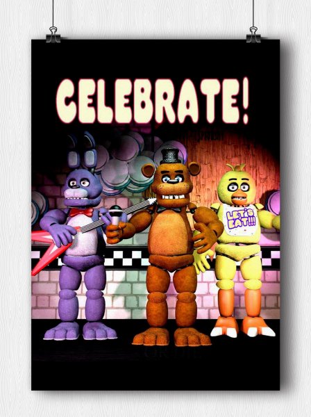 ФНАФ 1 Постер Фредди
