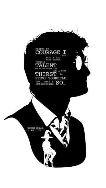 Минималистичные обложки книг Гарри Поттер