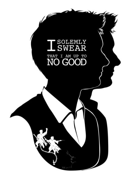 Эстетика Гарри Поттера карта мародеров