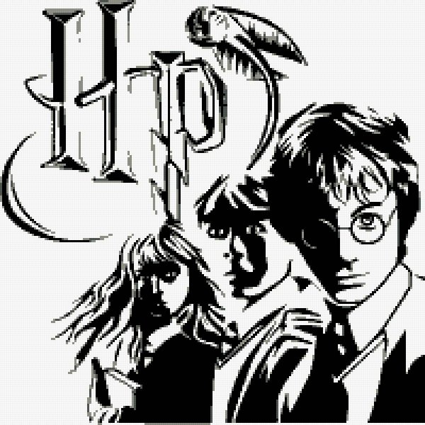 Гарри Поттер силуэты персонажей