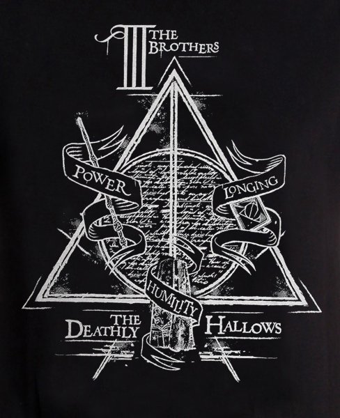 Гарри Поттер плакат черно белый